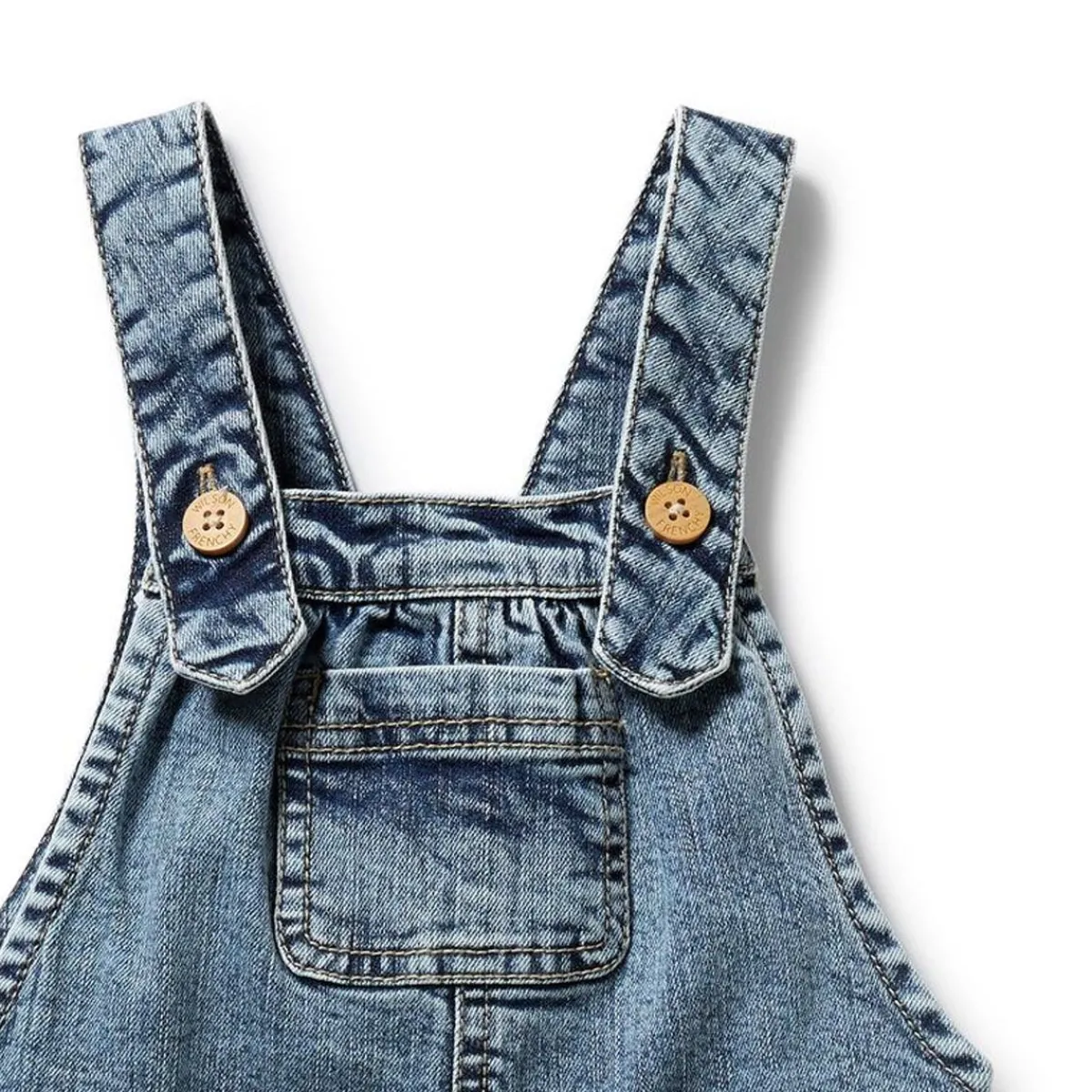 Pants-Wilson + Frenchy Organic Denim Overall