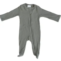 Onesies|Sleepers-Mebie Baby Organic Footed Zipper One-Piece