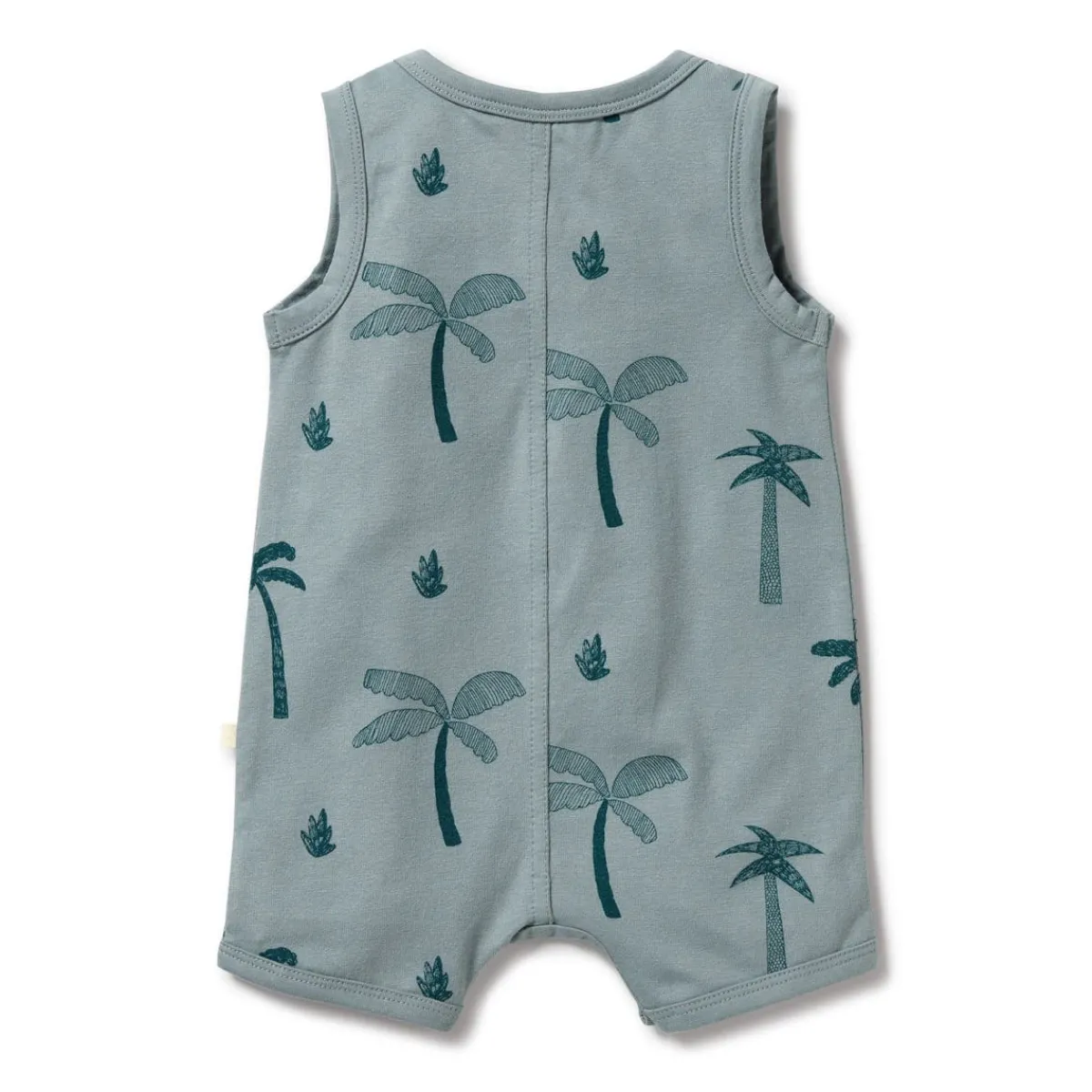 Rompers-Wilson + Frenchy Organic Henley Growsuit