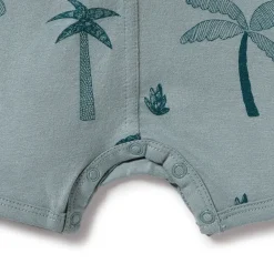 Rompers-Wilson + Frenchy Organic Henley Growsuit