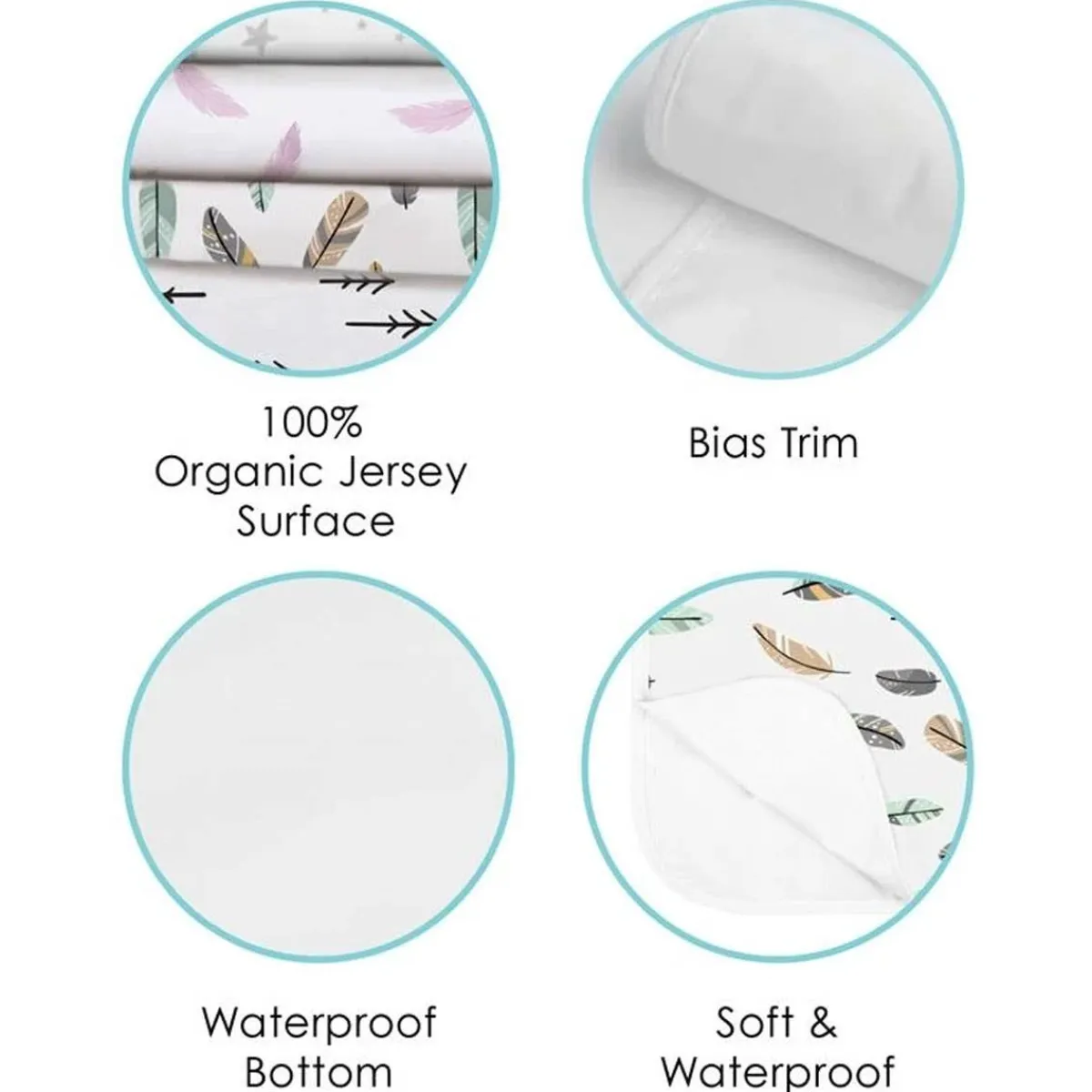 Changing Pads + Covers-Kushies Organic Jersey Change Pad