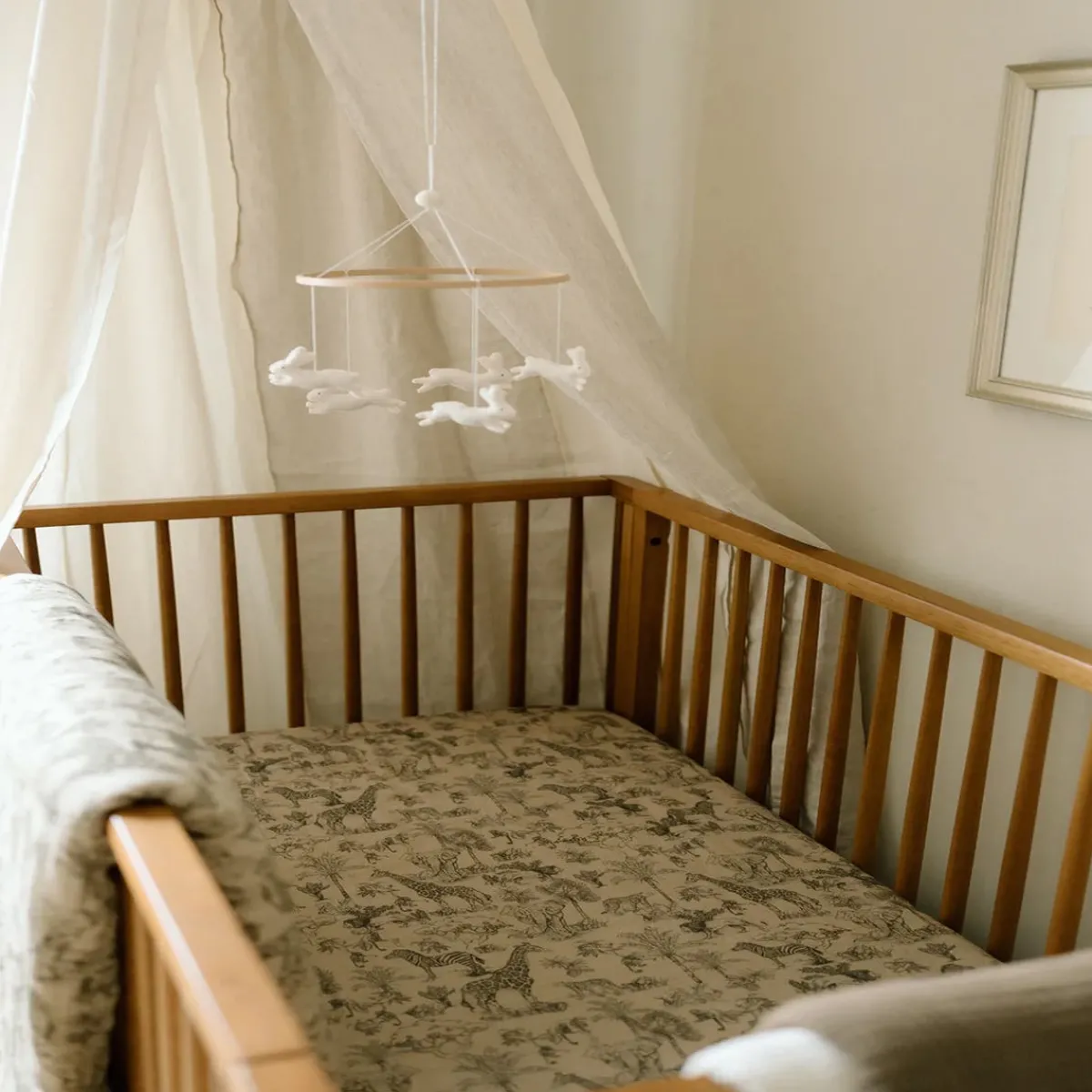 Crib Fitted Sheets-Oilo Organic Jersey Crib Sheet