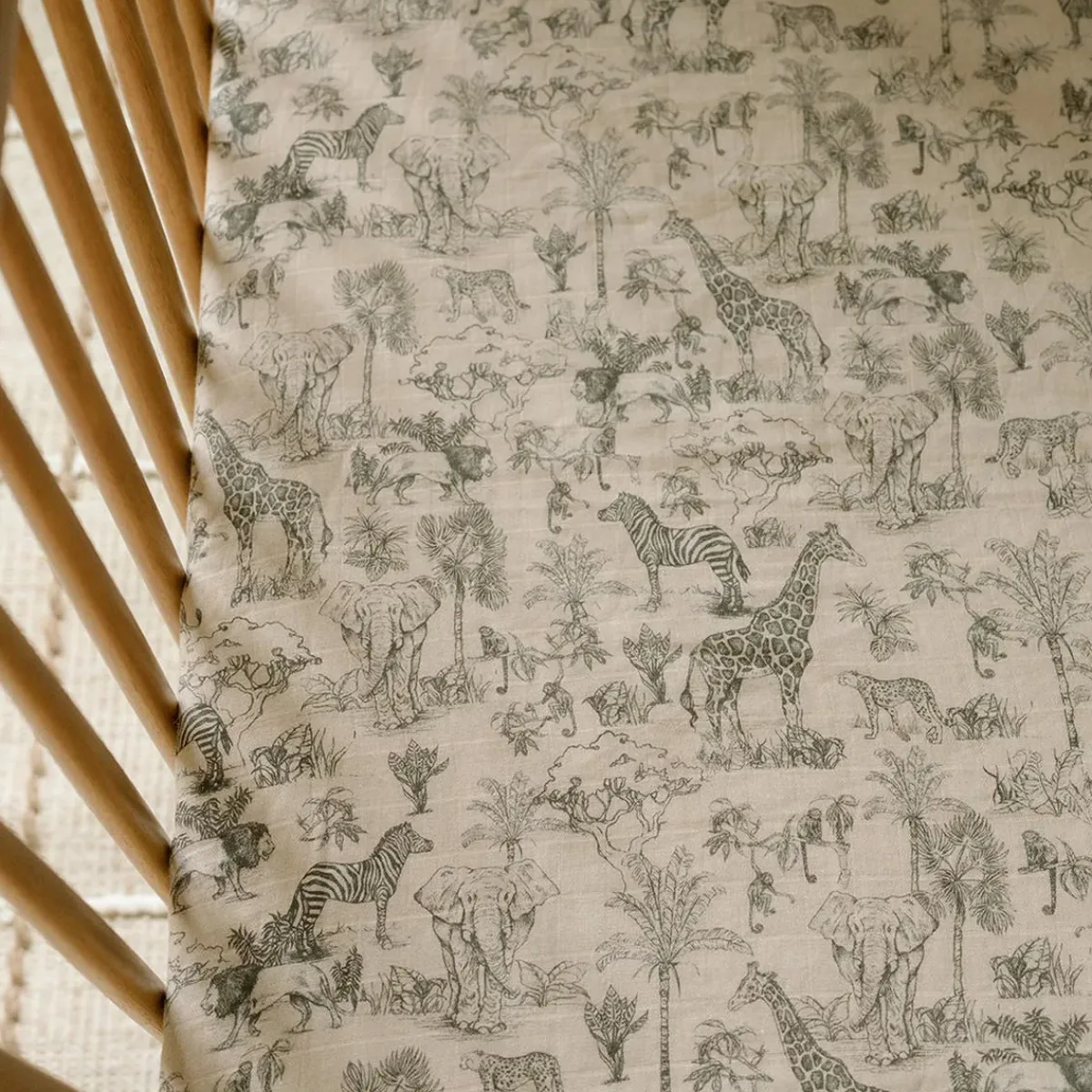 Crib Fitted Sheets-Oilo Organic Jersey Crib Sheet