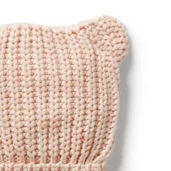 Winter Hats-Wilson + Frenchy Organic Knitted Bear Hat