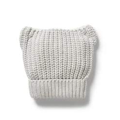 Winter Hats-Wilson + Frenchy Organic Knitted Bear Hat
