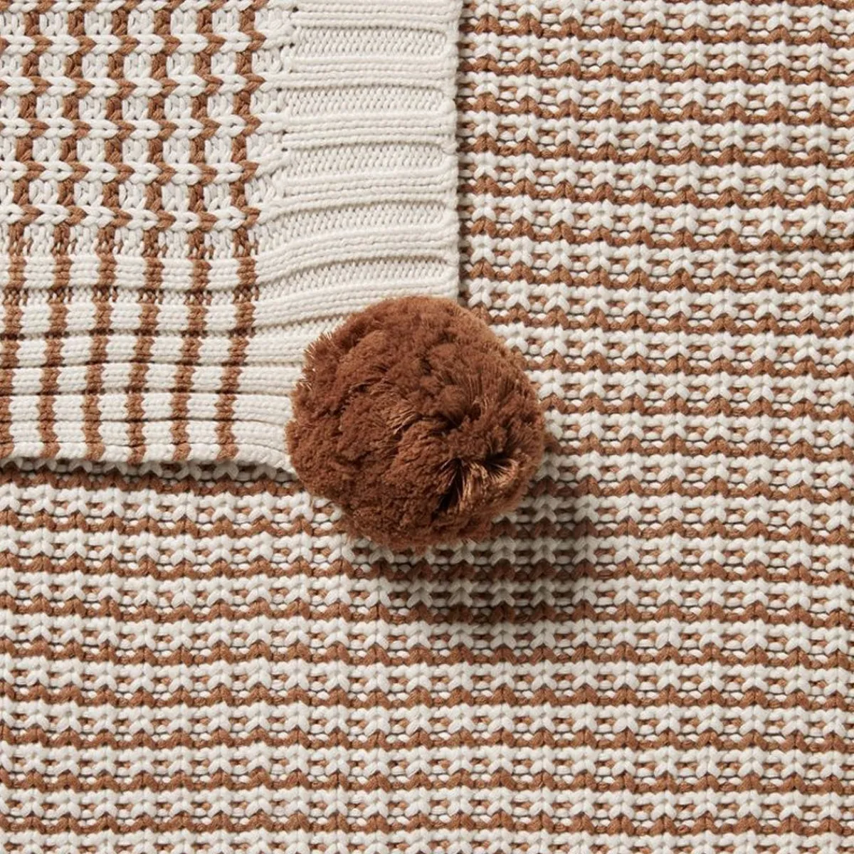 Blankets-Wilson + Frenchy Organic Knitted Blanket