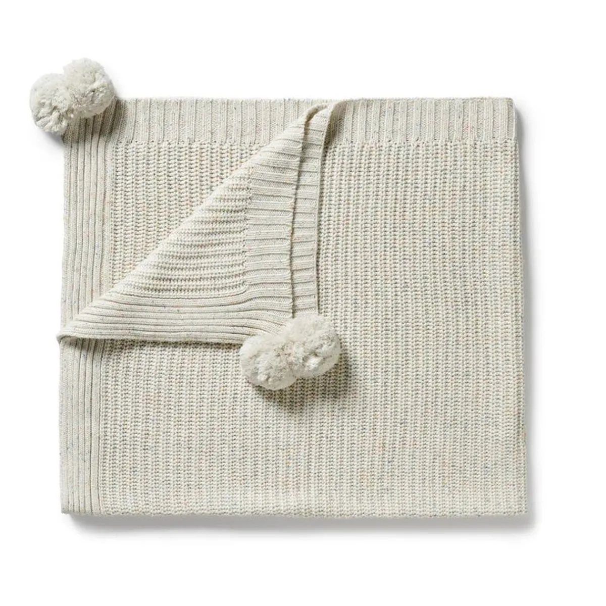 Blankets-Wilson + Frenchy Organic Knitted Blanket