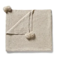 Blankets-Wilson + Frenchy Organic Knitted Blanket