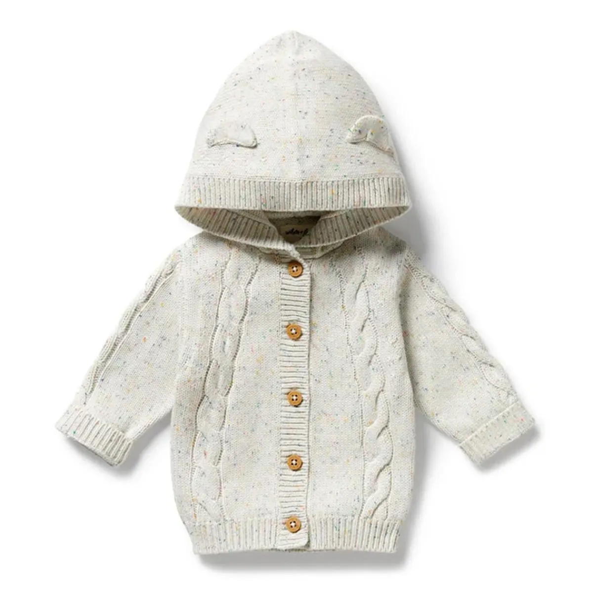 Sweaters + Jackets-Wilson + Frenchy Organic Knitted Cable Jacket
