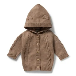 Sweaters + Jackets-Wilson + Frenchy Organic Knitted Cable Jacket
