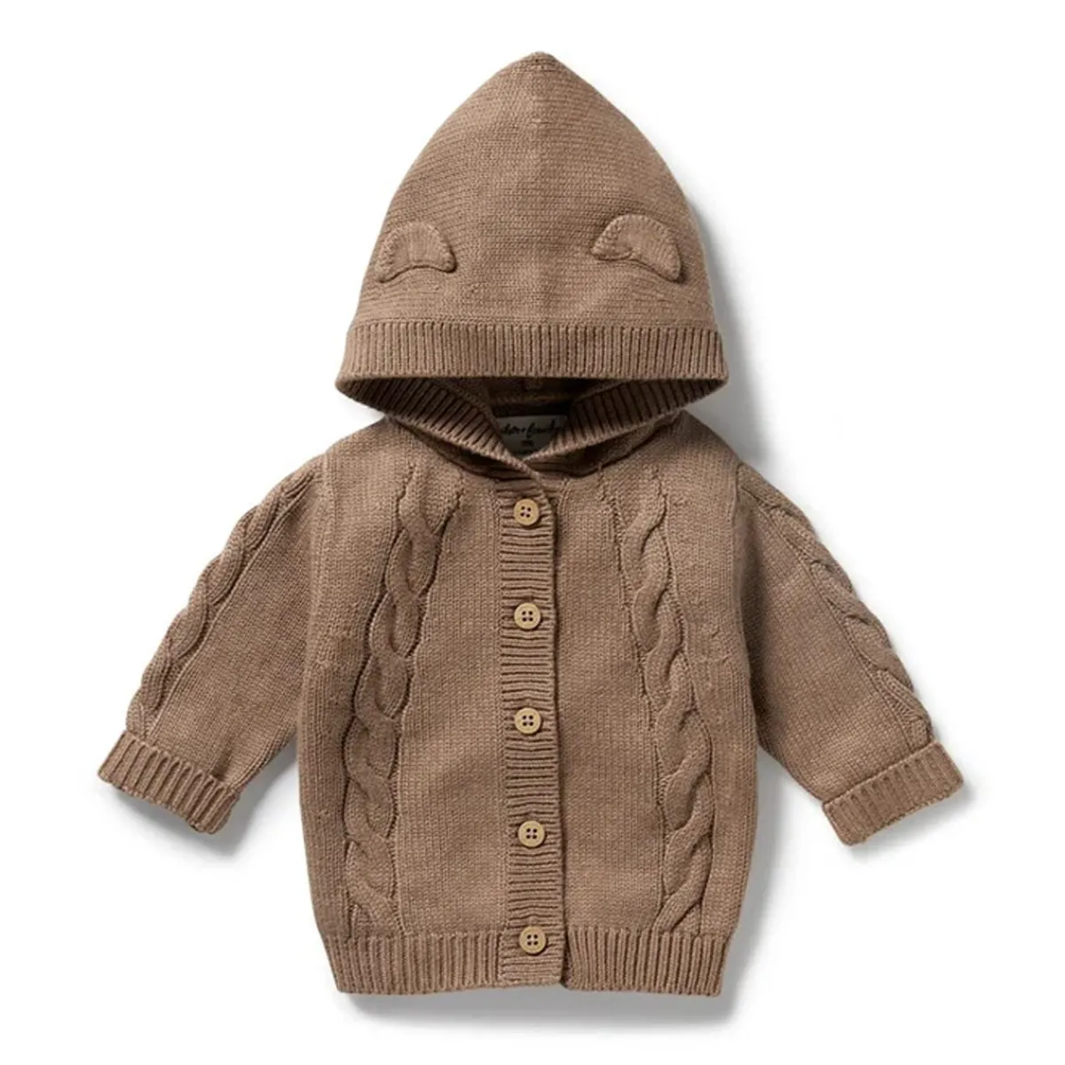 Sweaters + Jackets-Wilson + Frenchy Organic Knitted Cable Jacket