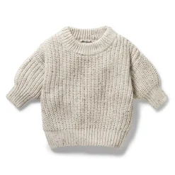 Sweaters + Jackets-Wilson + Frenchy Organic Knitted Jumper