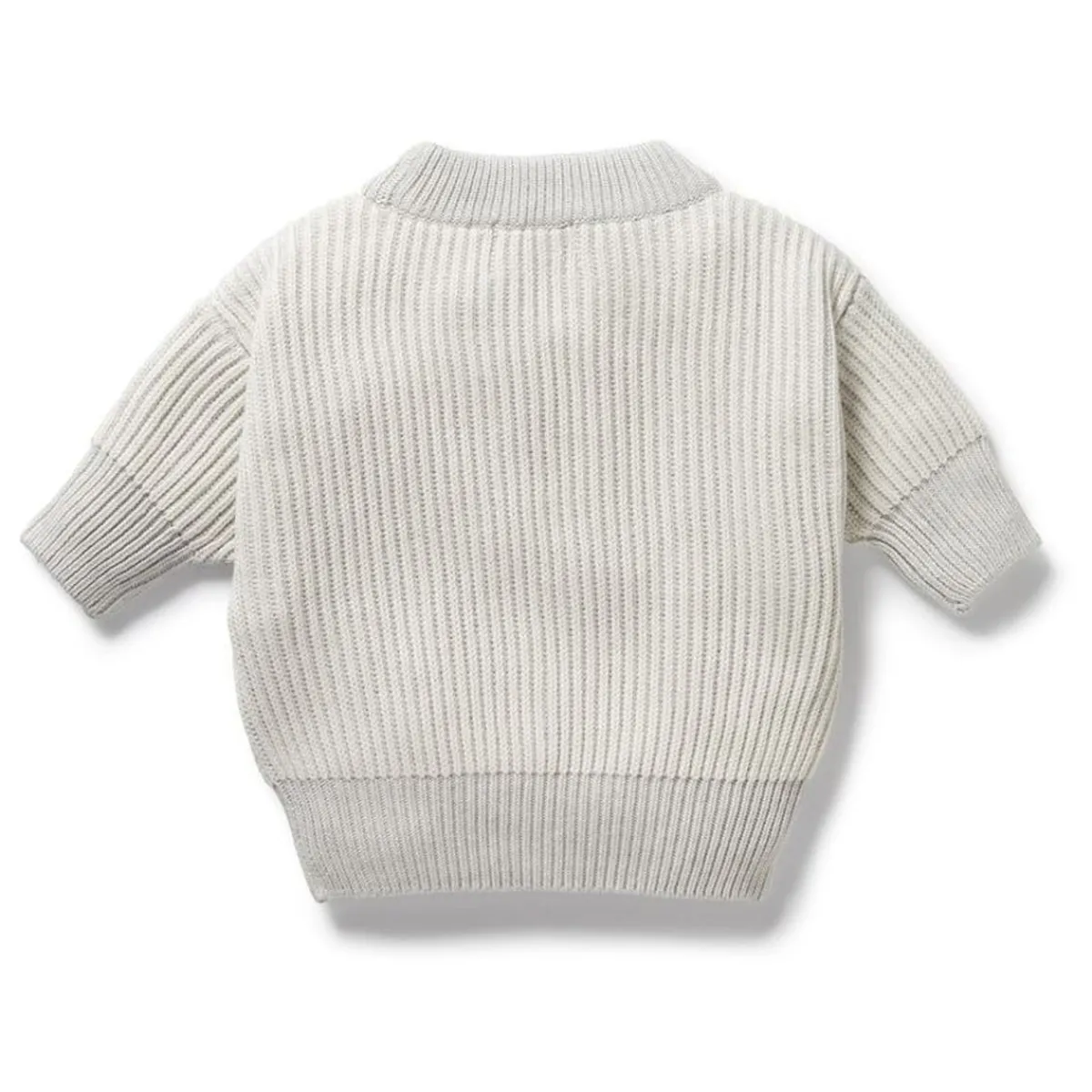 Sweaters + Jackets-Wilson + Frenchy Organic Knitted Ribbed Jumper