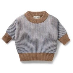 Sweaters + Jackets-Wilson + Frenchy Organic Knitted Ribbed Jumper