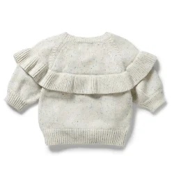 Sweaters + Jackets-Wilson + Frenchy Organic Knitted Ruffle Jumper