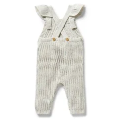 Pants-Wilson + Frenchy Organic Knitted Ruffle Overall