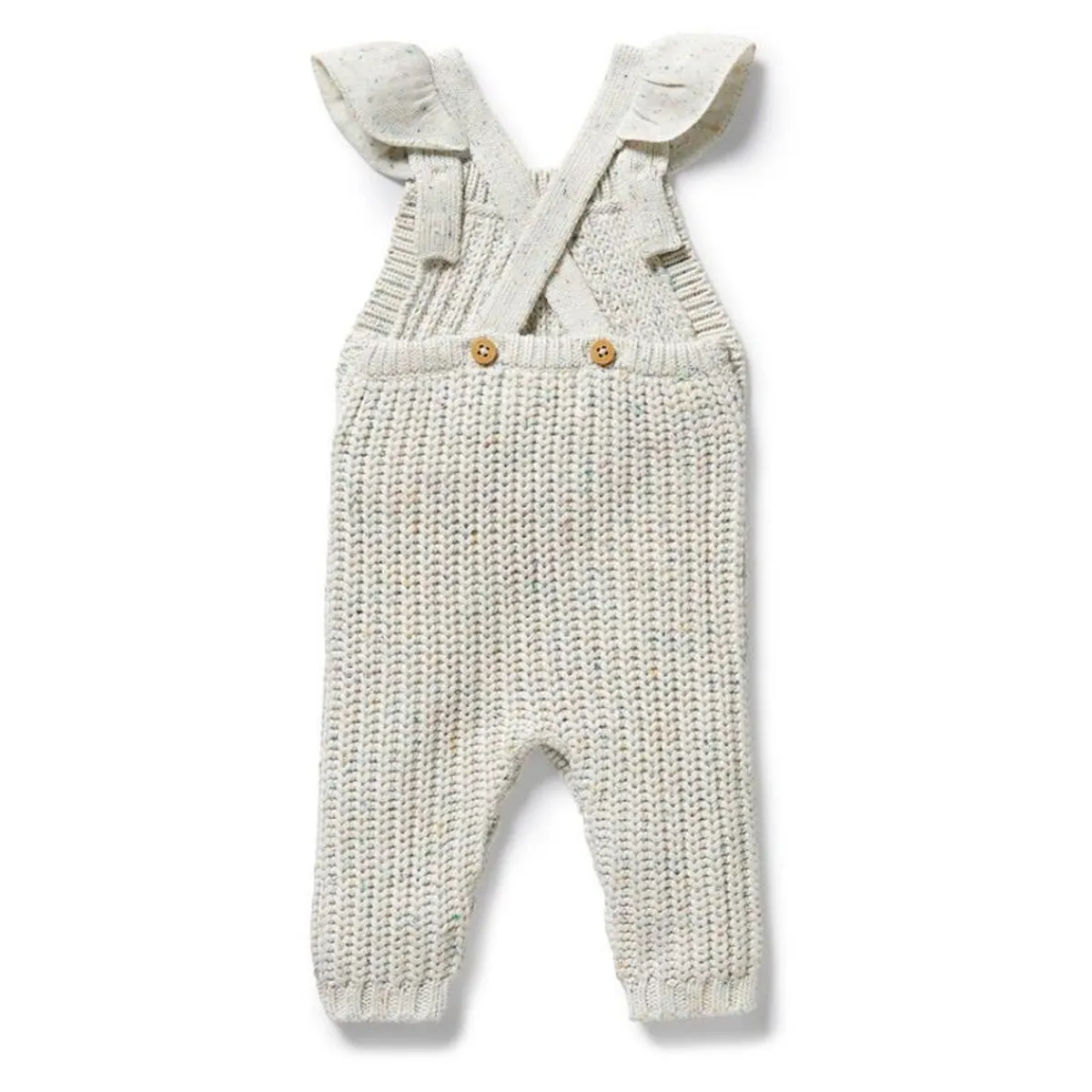 Pants-Wilson + Frenchy Organic Knitted Ruffle Overall