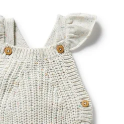 Pants-Wilson + Frenchy Organic Knitted Ruffle Overall