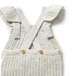 Pants-Wilson + Frenchy Organic Knitted Ruffle Overall
