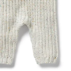 Pants-Wilson + Frenchy Organic Knitted Ruffle Overall