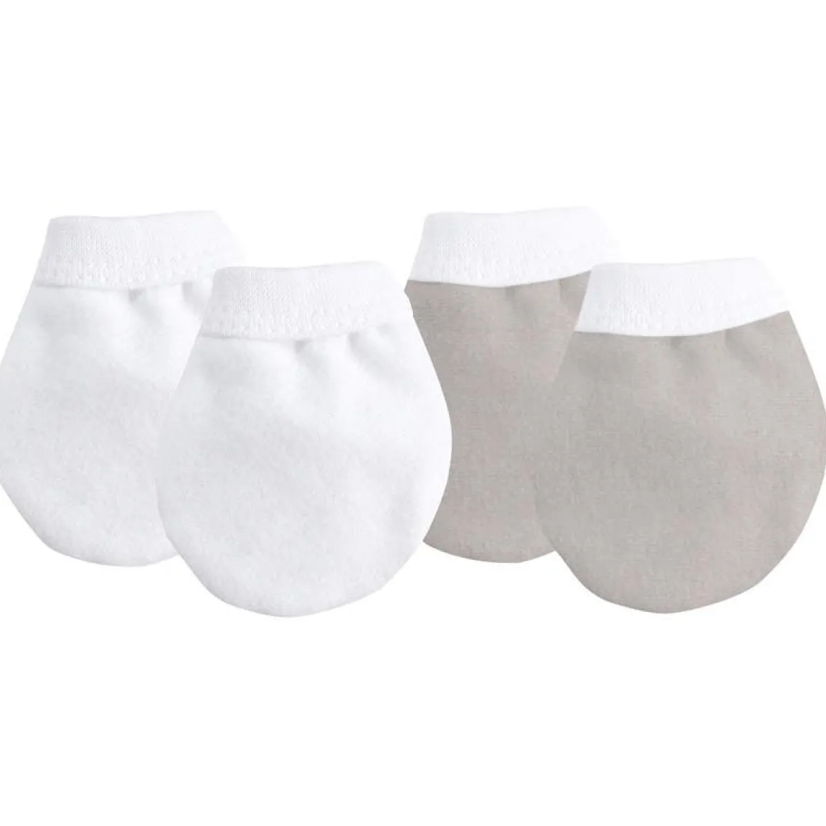 Infant Scratch Mitts-Kushies Organic Mittens - Jersey