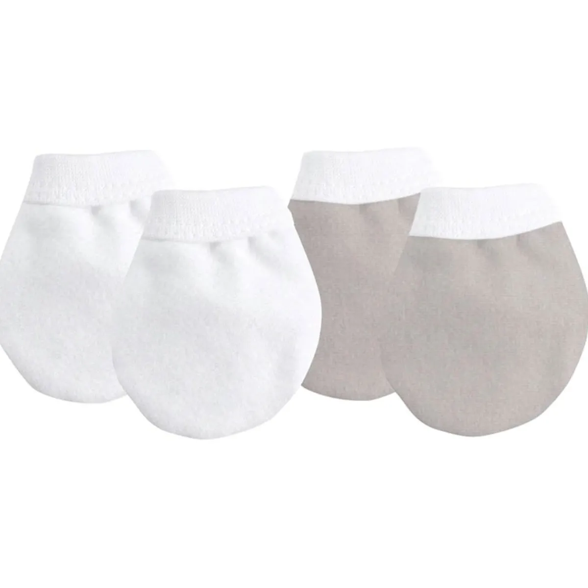 Infant Scratch Mitts-Kushies Organic Mittens - Jersey