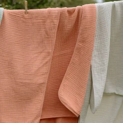 Blankets|Crib Quilts-Oilo Organic Muslin Blanket