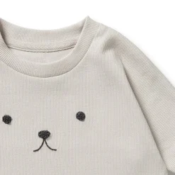 Tops + Tees-Wilson + Frenchy Organic Rib Long Sleeved Top