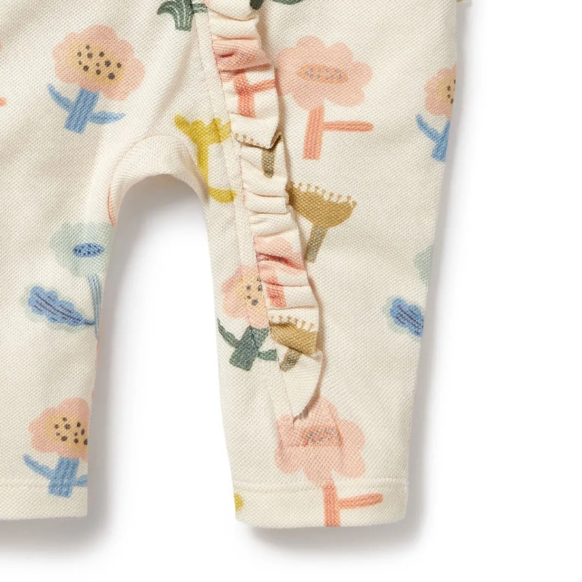 Onesies|Sleepers-Wilson + Frenchy Organic Ruffle Zipsuit