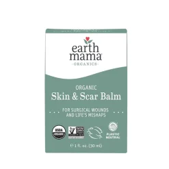Stretch Mark Cream + Serum-Earth Mama Organics Organic Skin & Scar Balm (30 mL)