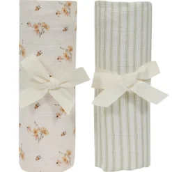 Blankets|Sleep Sacks + Wraps-Oilo Organic Swaddle Blanket (2 Pack)