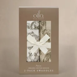 Blankets|Sleep Sacks + Wraps-Oilo Organic Swaddle Blanket (2 Pack)
