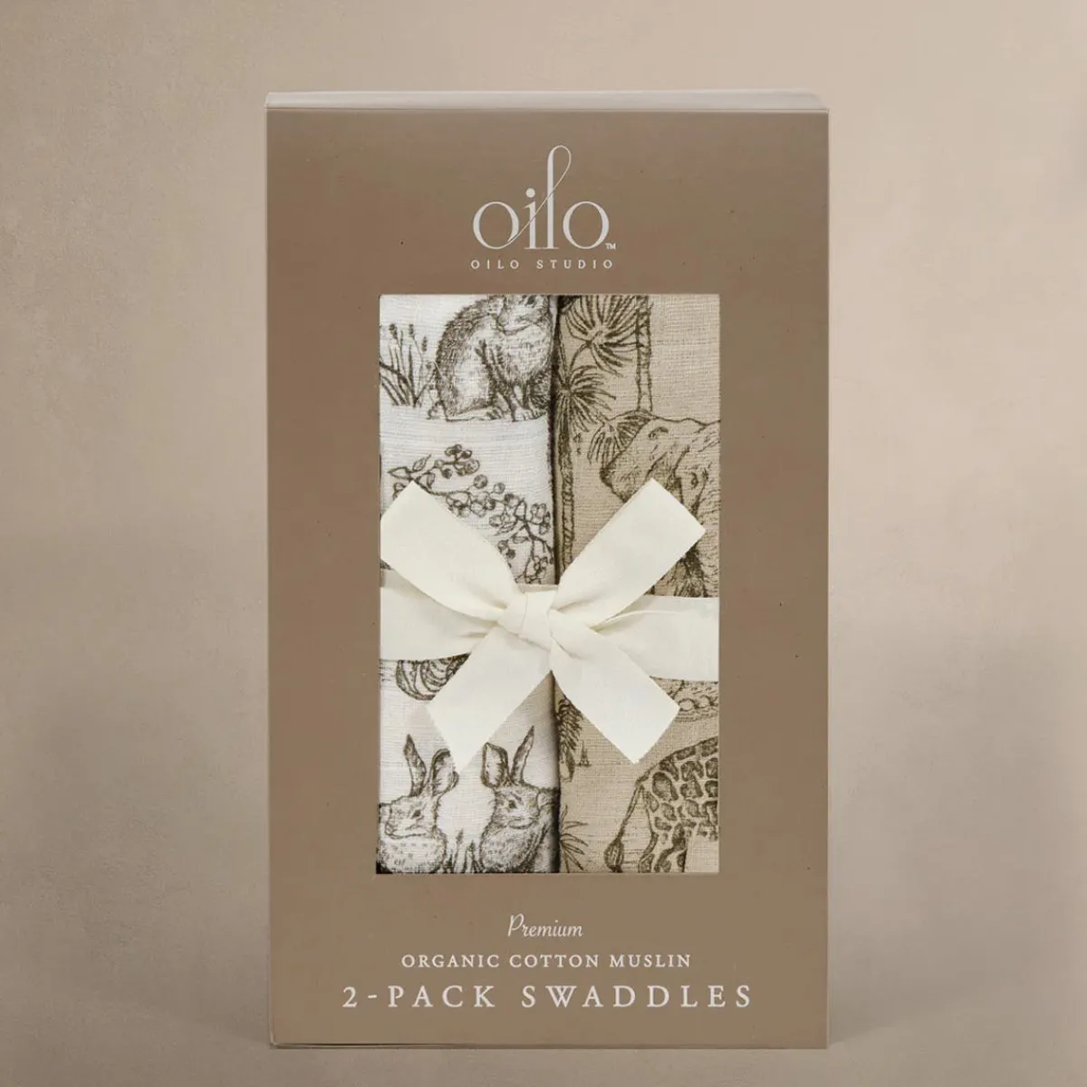 Blankets|Sleep Sacks + Wraps-Oilo Organic Swaddle Blanket (2 Pack)