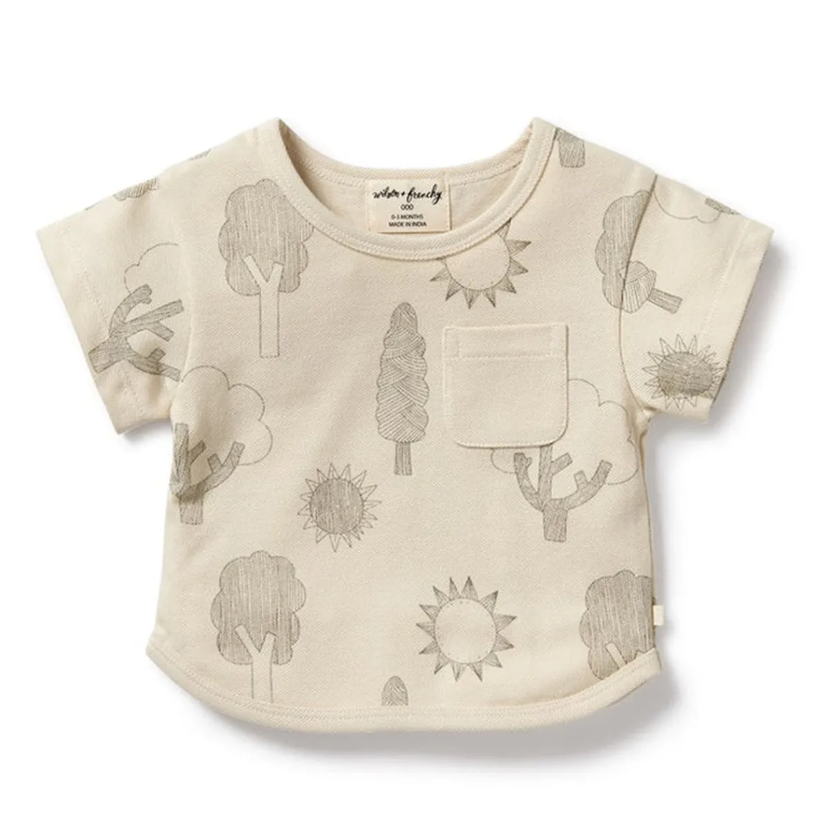 Tops + Tees-Wilson + Frenchy Organic Tee