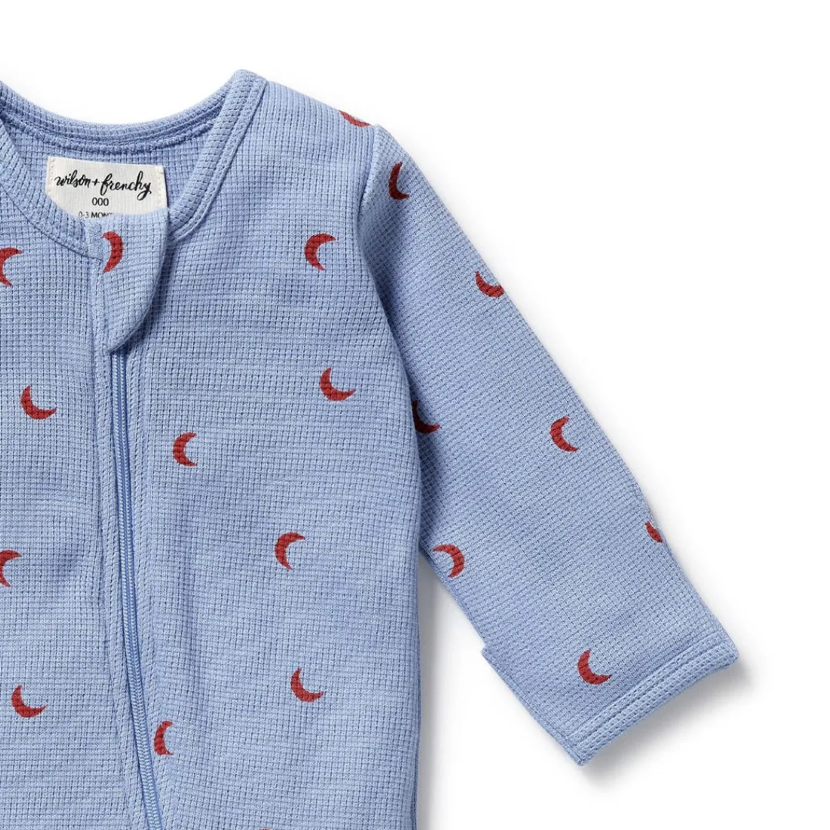 Onesies|Sleepers-Wilson + Frenchy Organic Waffle Zipsuit