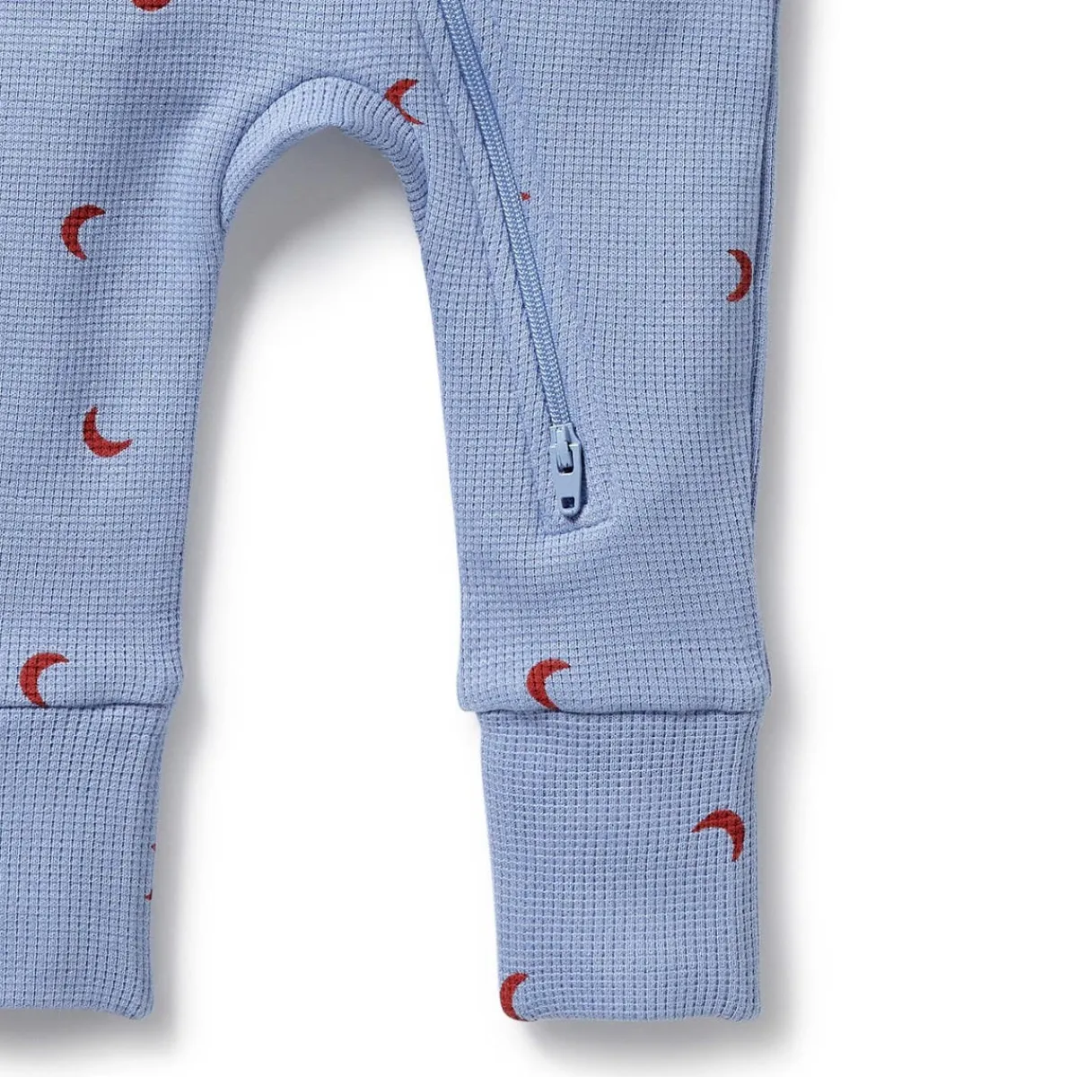 Onesies|Sleepers-Wilson + Frenchy Organic Waffle Zipsuit