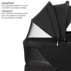 Stroller Accessories-Maxi-Cosi Oria Bassinet Carry Cot Twillic Black