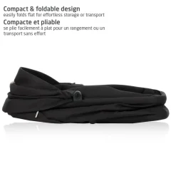 Stroller Accessories-Maxi-Cosi Oria Bassinet Carry Cot Twillic Black