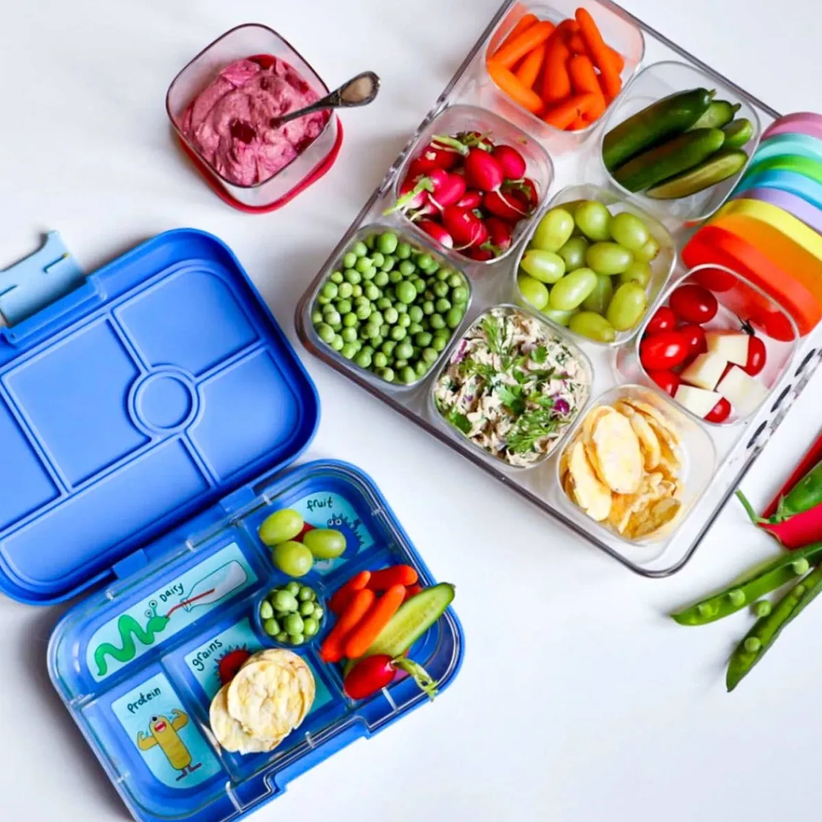 Kids Lunch Bags & Boxes|Kids Bento Boxes-Yumbox Original - 6 Compartment