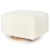 Ottomans-Oilo Ottoman with Wood Base (Grade D)