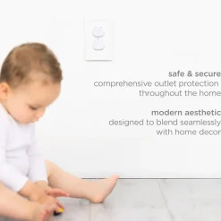 Baby Gates + Babyproofing-Ubbi Outlet Cover Set (24 Pieces)