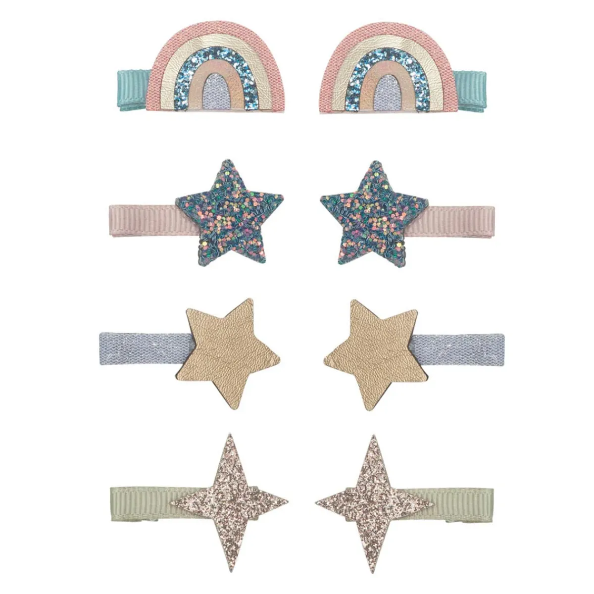 Hair Accessories-Mimi & Lula Over the Rainbow Mini Clips