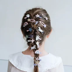 Hair Accessories-Mimi & Lula Over the Rainbow Mini Clips