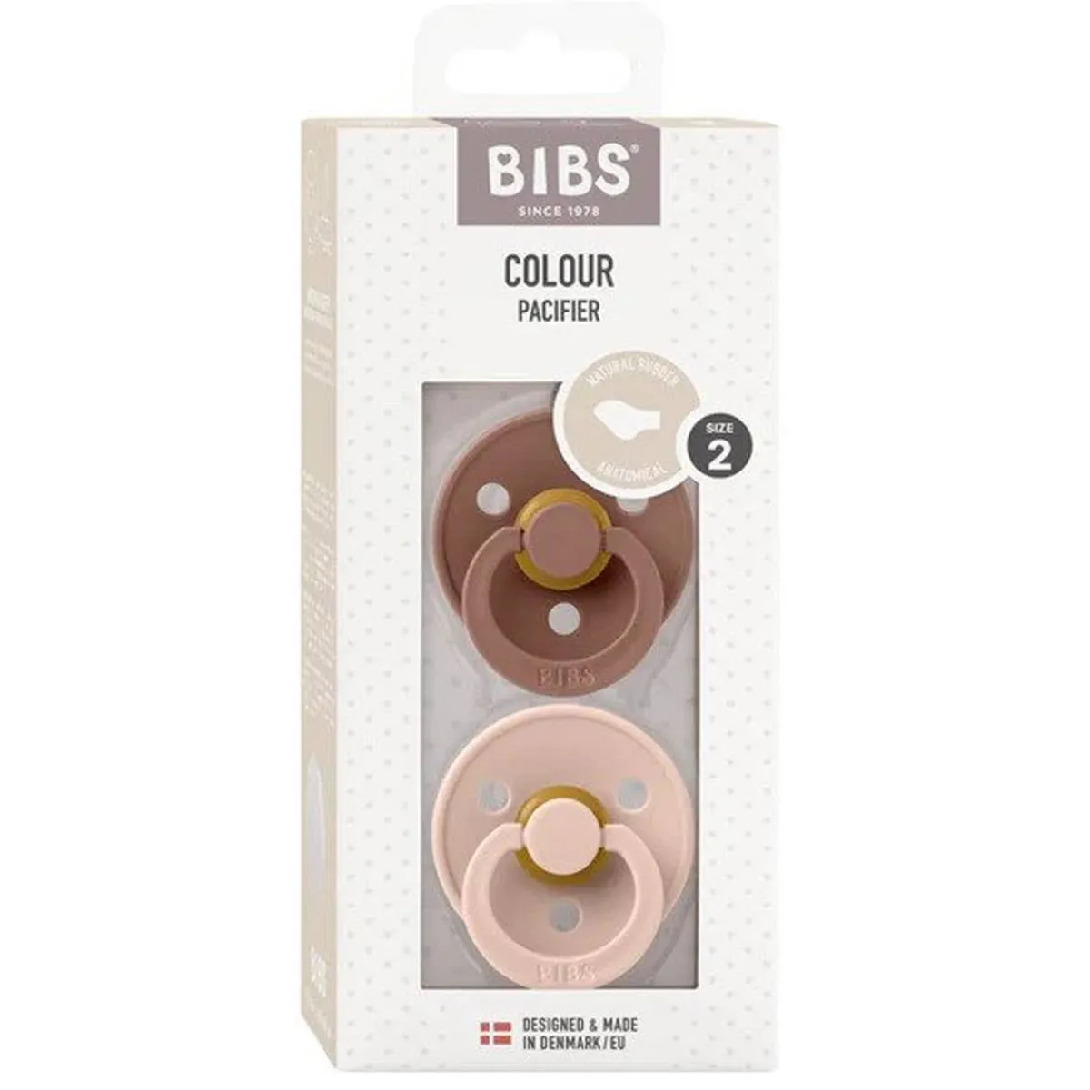 Pacifiers + Clips-Bibs Pacifier Anatomical (2 Pack)