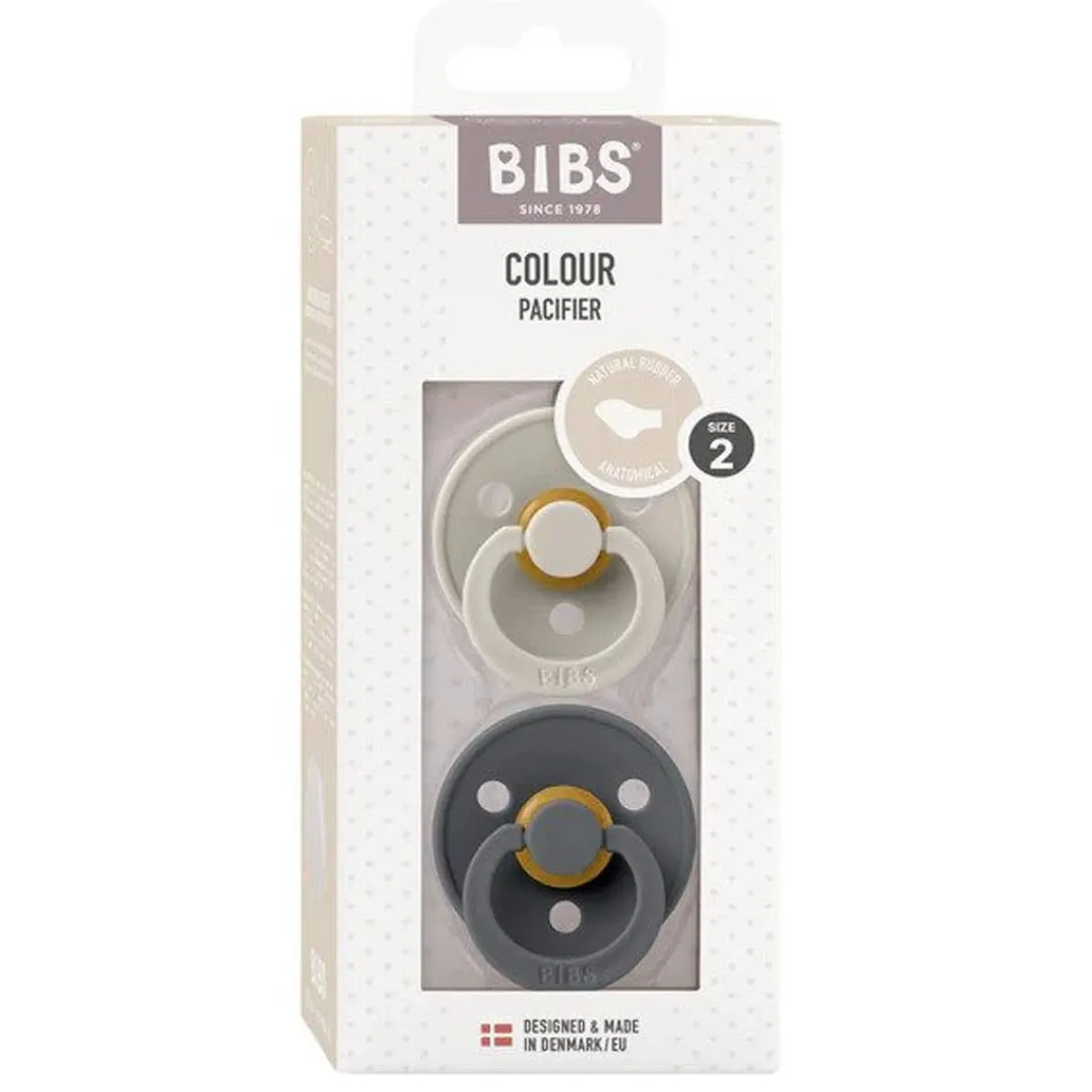 Pacifiers + Clips-Bibs Pacifier Anatomical (2 Pack)