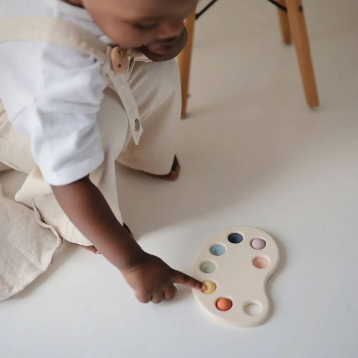Pop Toys|Play + Learn Toys-Mushie Paint Palette Press Toy