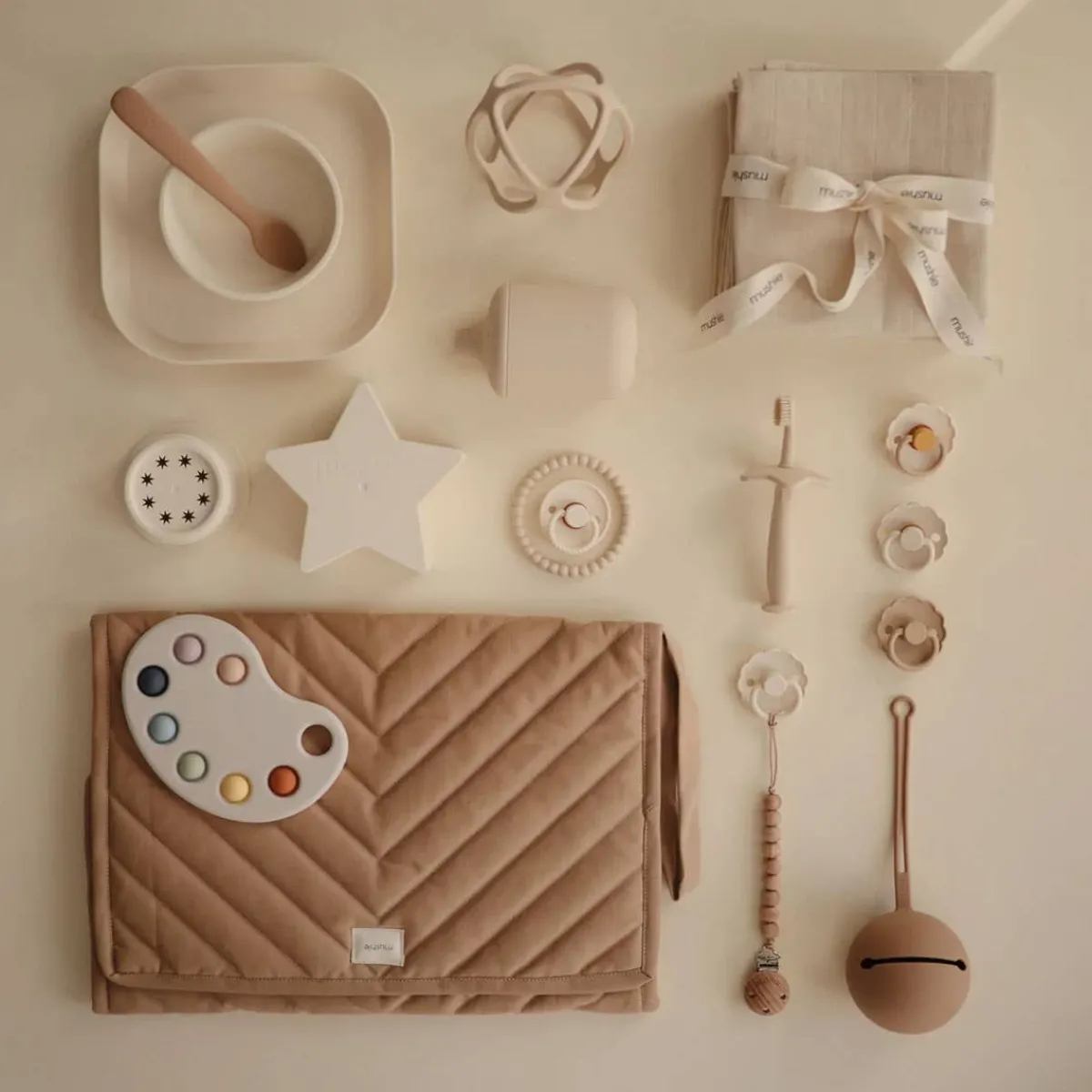 Pop Toys|Play + Learn Toys-Mushie Paint Palette Press Toy
