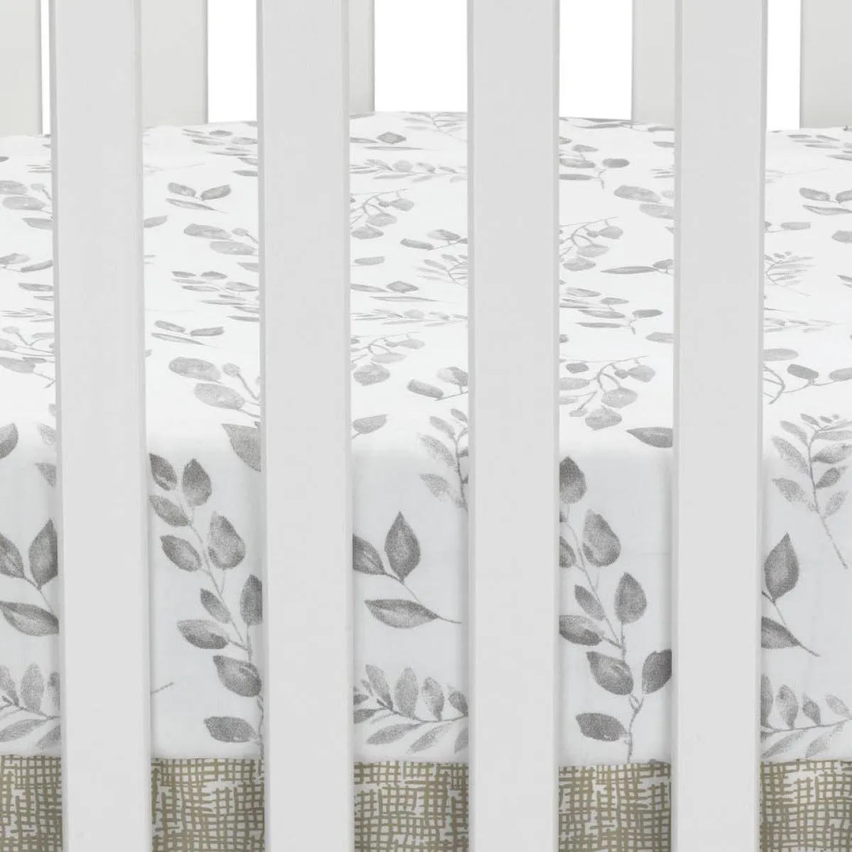 Crib Fitted Sheets-Lambs & Ivy Painted Forest Crib Sheet