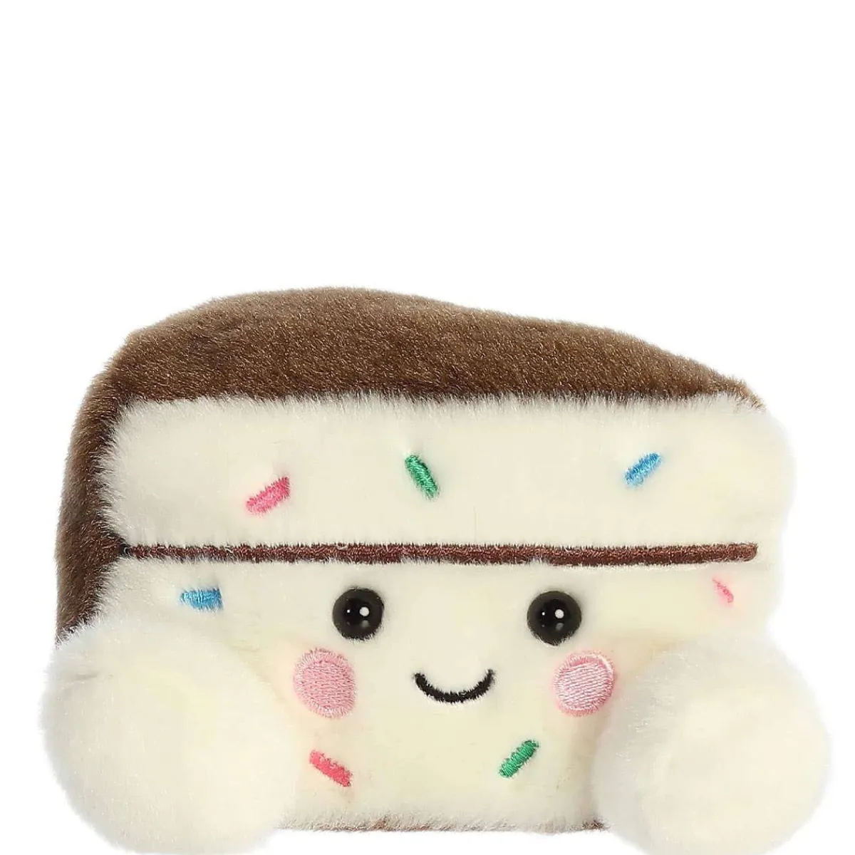 Plush Food-Nearly Famous Palm Pals - Sprinkles Cake Slice