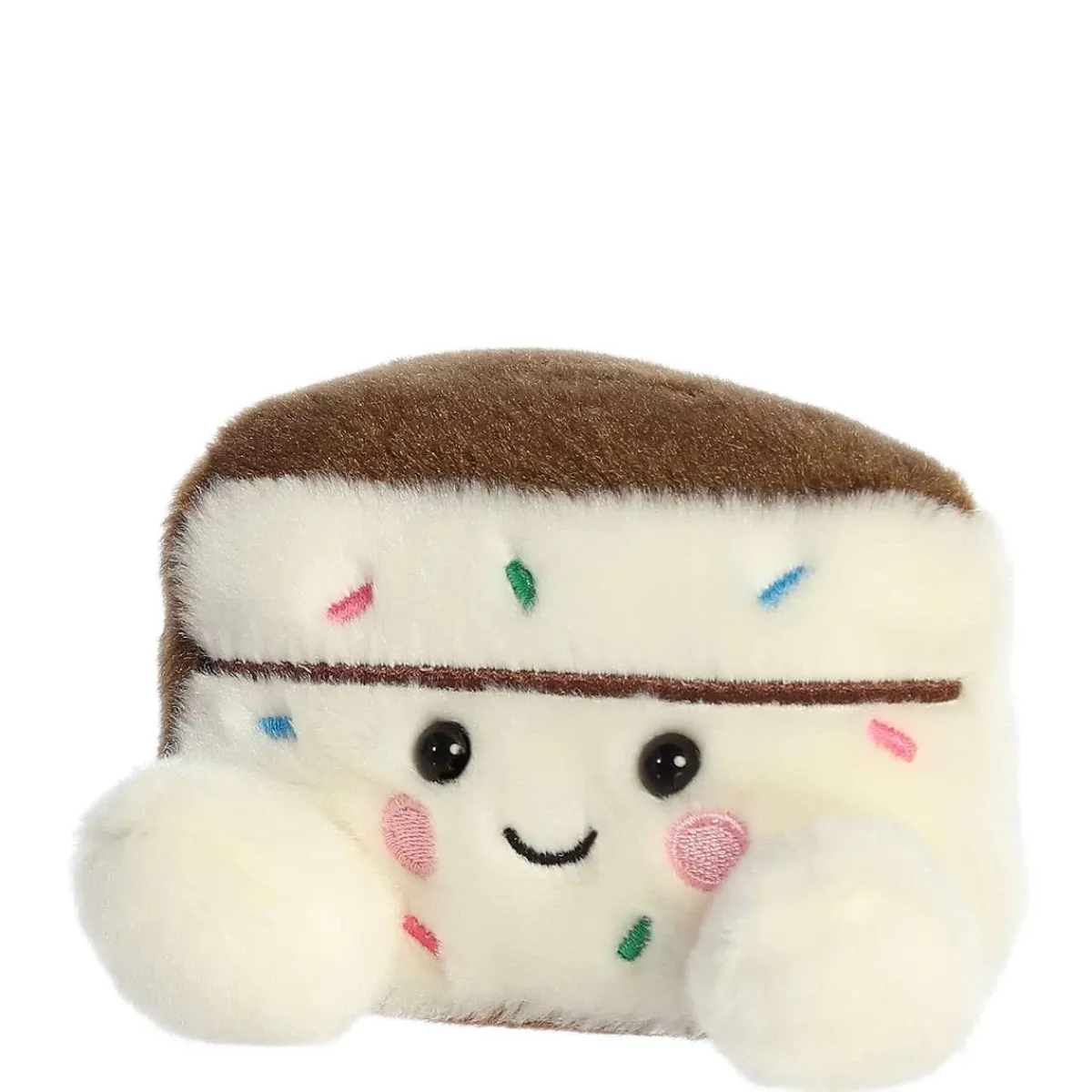Plush Food-Nearly Famous Palm Pals - Sprinkles Cake Slice